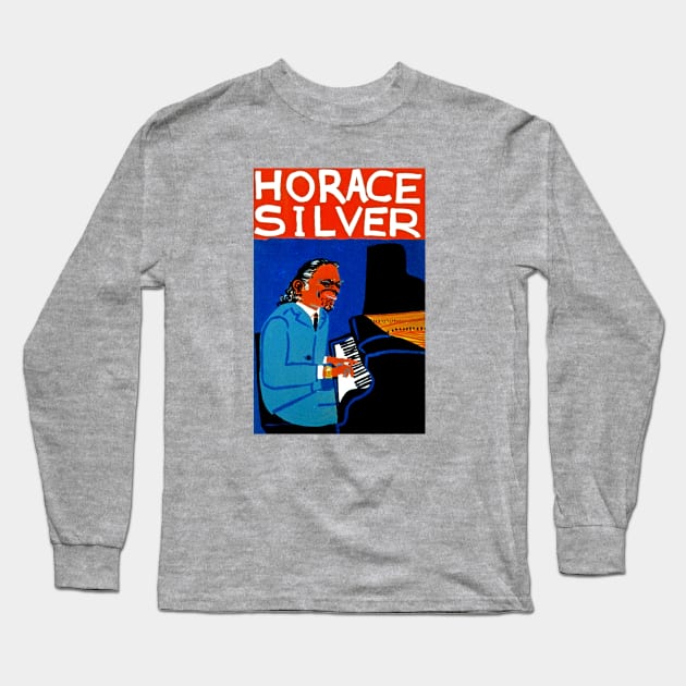 Horace Silver Long Sleeve T-Shirt by SPINADELIC